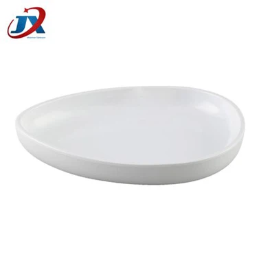 Platiau Melamin Gwyn A Glas